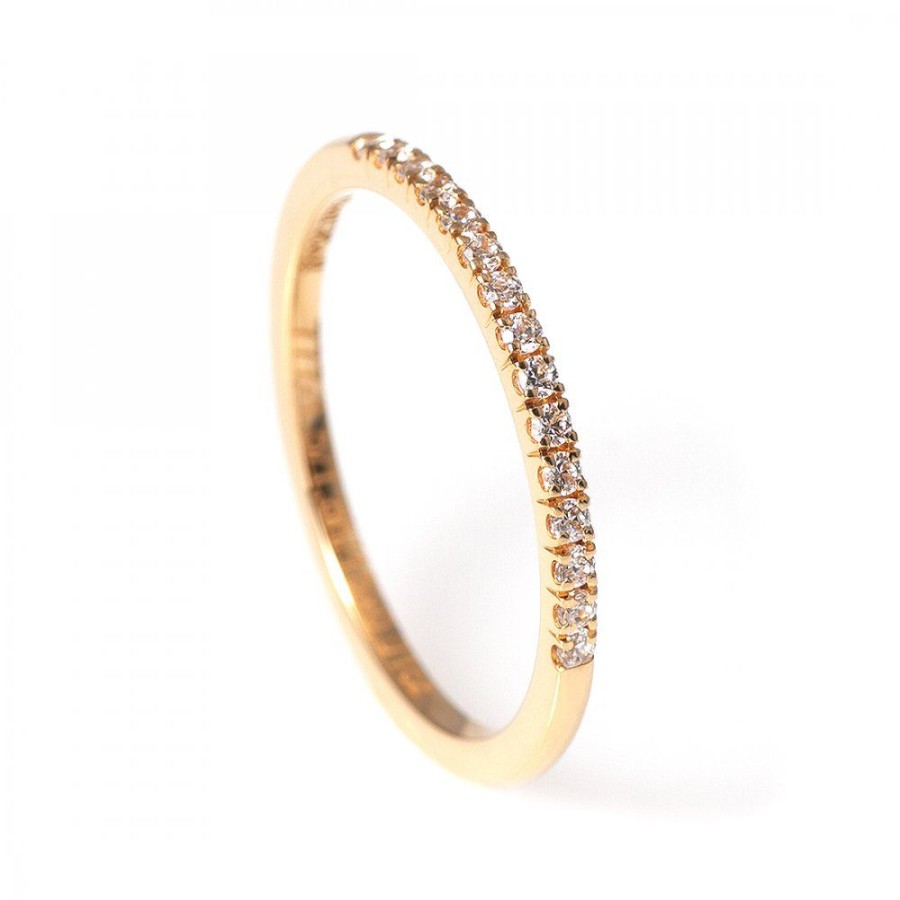 Smycken Carl Hoff | Fleur 0,15 Ct Rodguld