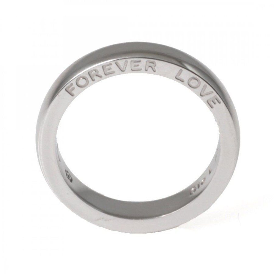 Presenter Ole Lynggaard Copenhagen | Forever Love Ring Vitguld 3,5Mm