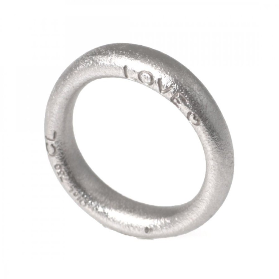 Forlovning & Vigsel Ole Lynggaard Copenhagen | Love Ring Nr 4 Vitguld