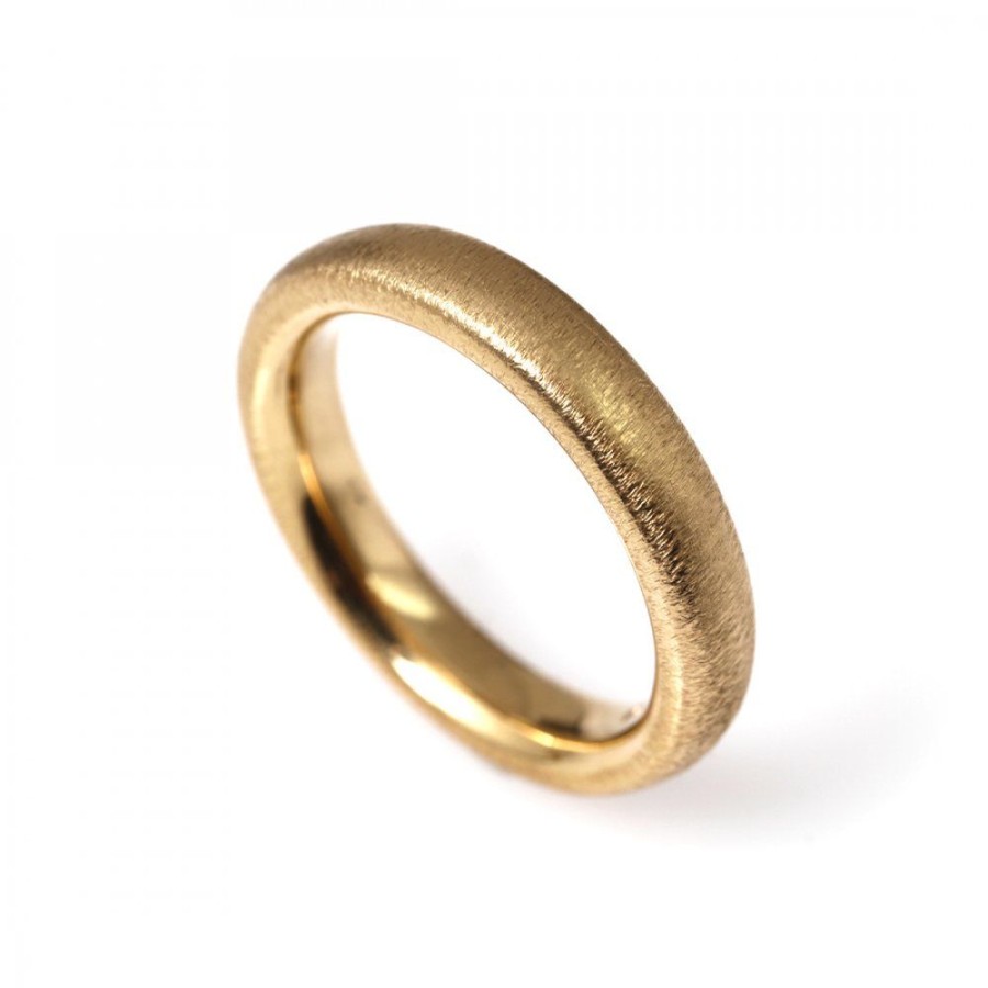 Forlovning & Vigsel Ole Lynggaard Copenhagen | The Ring 4 Mm Matt Guld