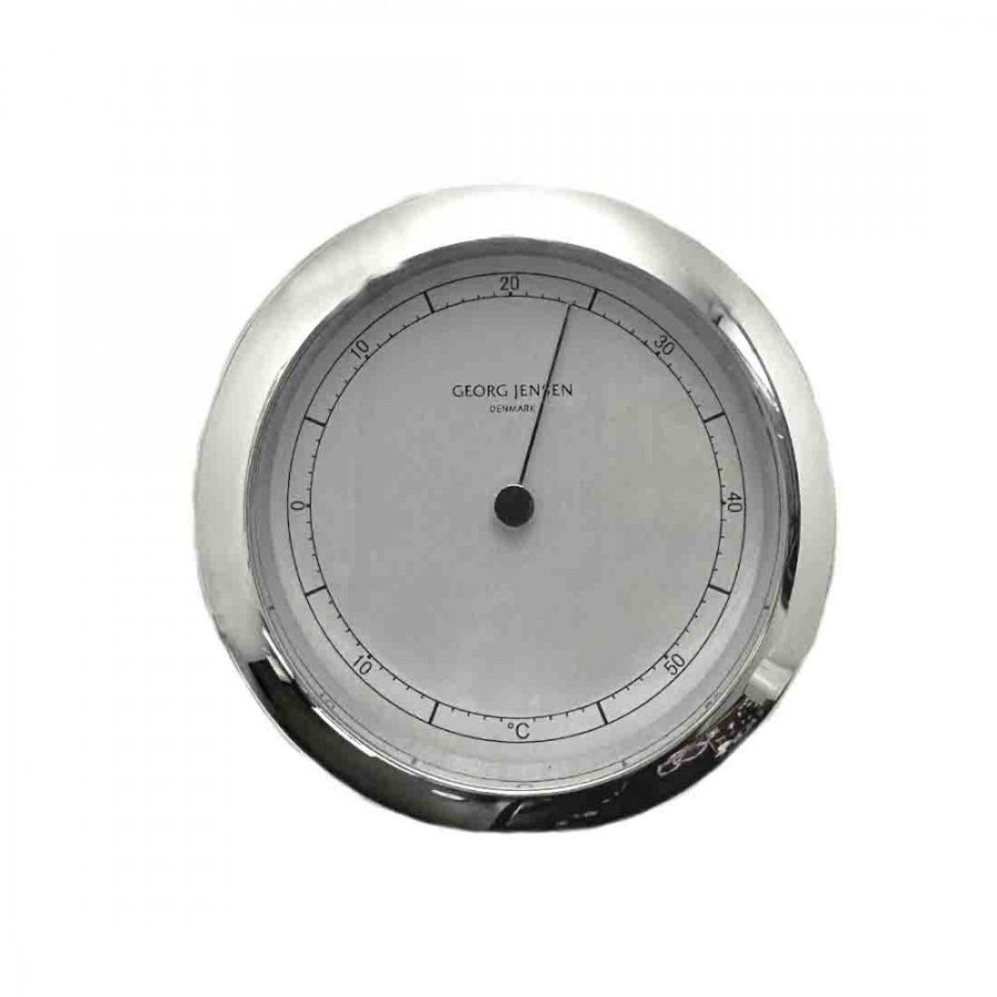 Inredning Georg Jensen | Venus Termometer Vit/ Silver 115 Mm