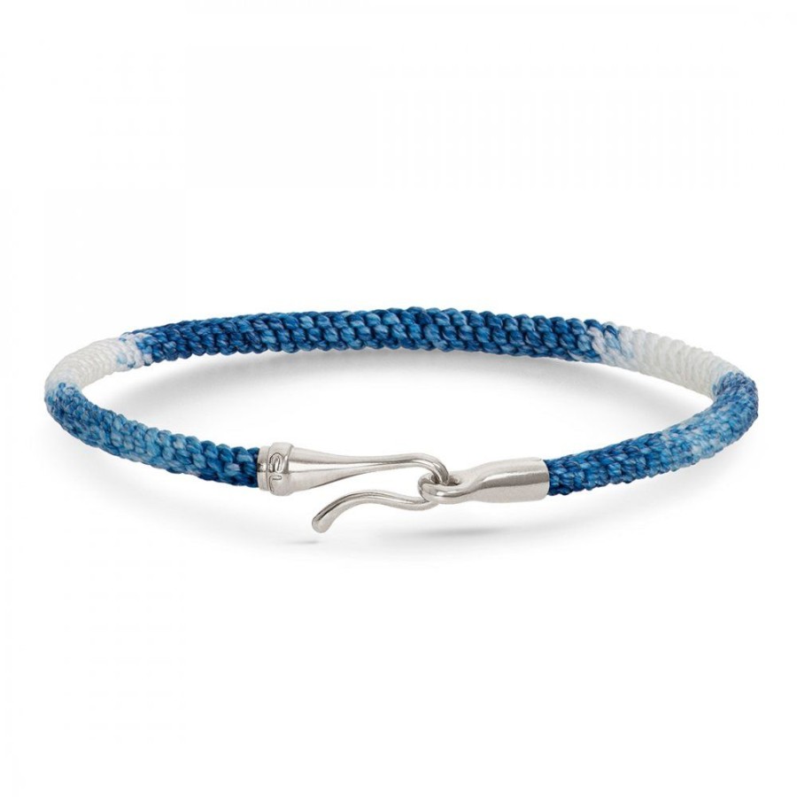 Smycken Ole Lynggaard | Life Bracelet Blue Jeans Silver