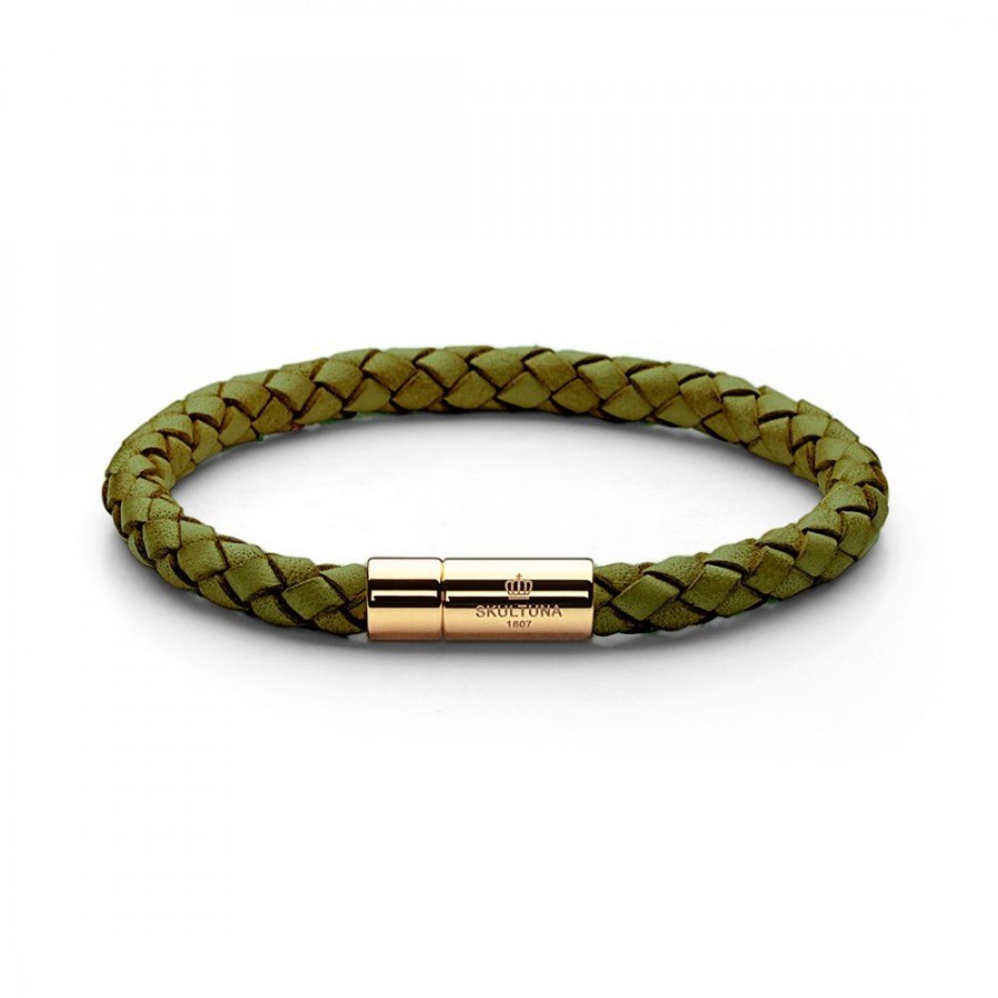 Presenter Skultuna | Laderarmband Lime Gron Guld