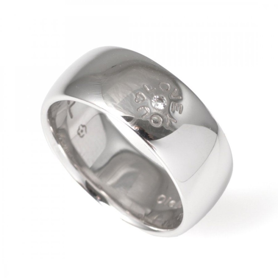 Smycken Ole Lynggaard Copenhagen | Love You Ring 8 Mm Vitguld