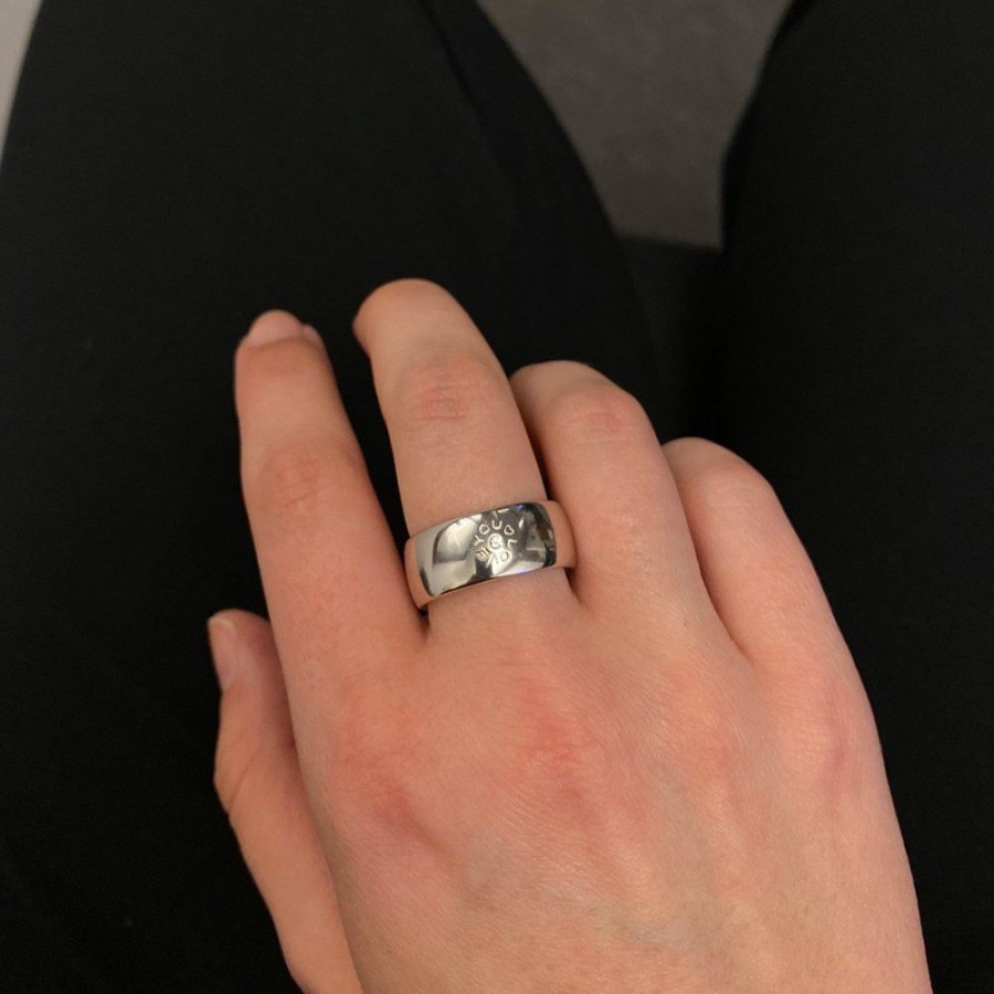 Smycken Ole Lynggaard Copenhagen | Love You Ring 8 Mm Vitguld