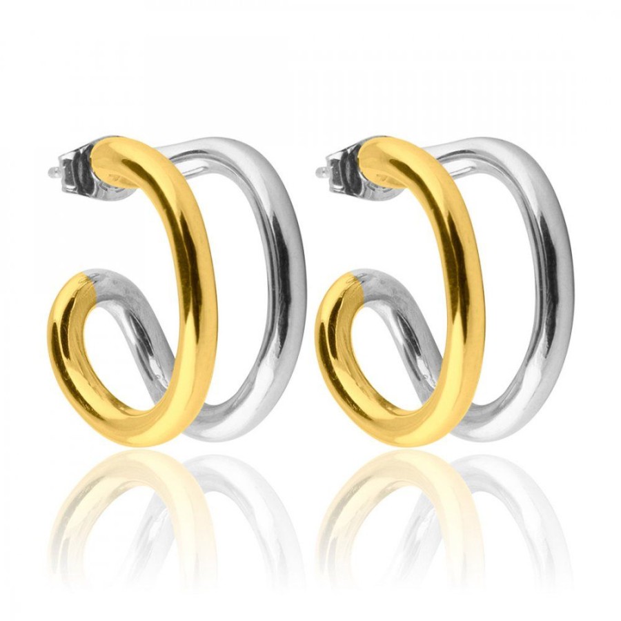 Smycken Sophie by Sophie | Two Tone Hoops S