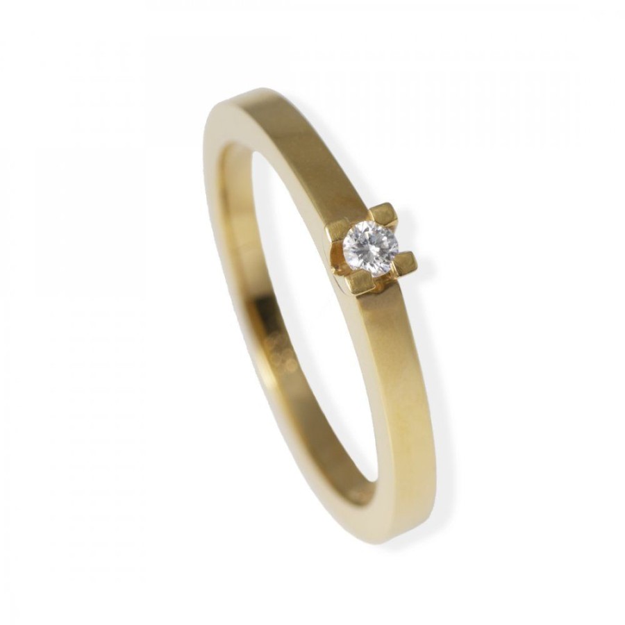 Forlovning & Vigsel Carl Hoff | Solitarring Guld 0,05 Ct