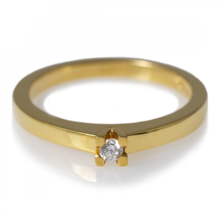 Forlovning & Vigsel Carl Hoff | Solitarring Guld 0,05 Ct