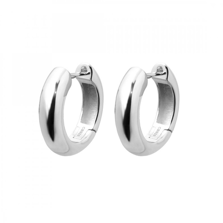 Smycken Charlotte Bonde | Timeless Chunky Hoops Silver