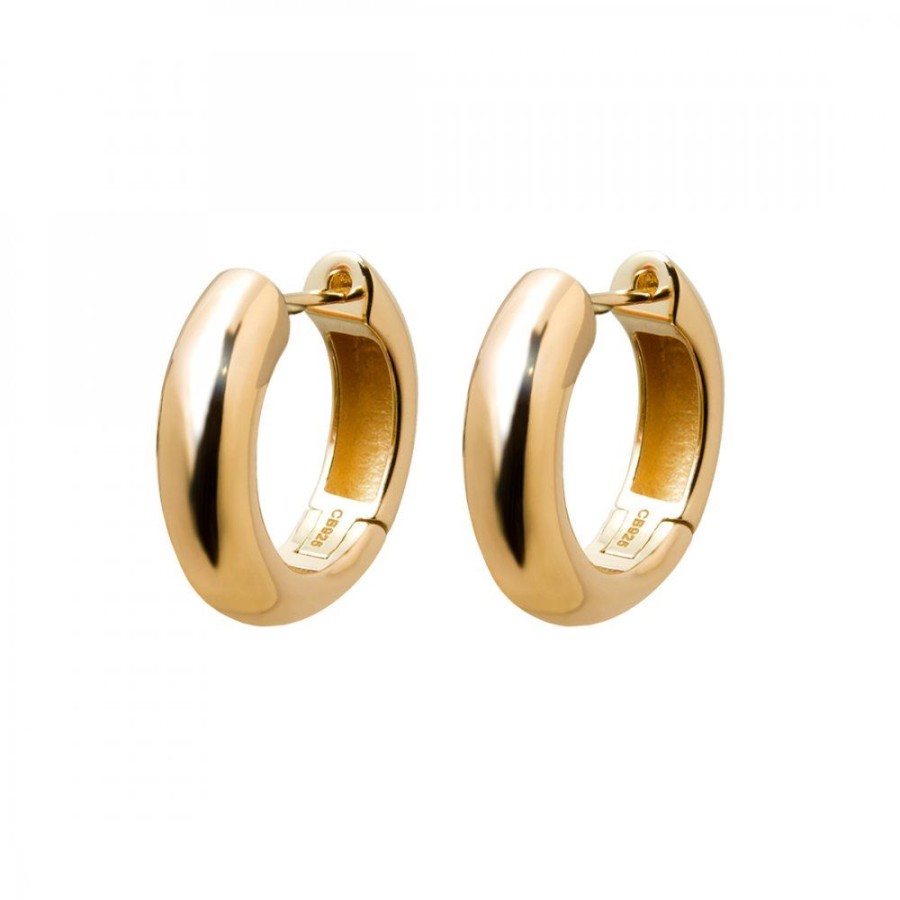 Smycken Charlotte Bonde | Timeless Chunky Hoops Gold