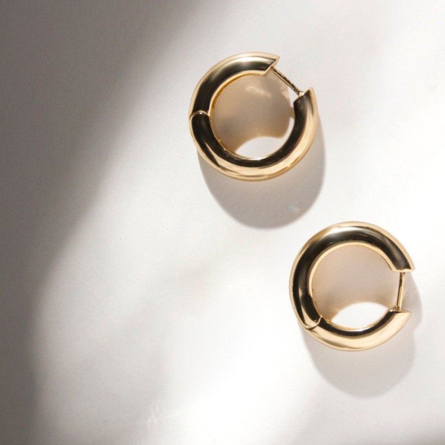 Smycken Charlotte Bonde | Timeless Chunky Hoops Gold