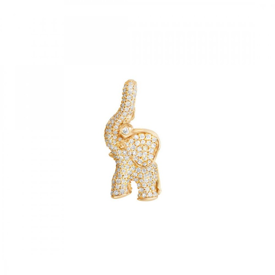 Smycken Ole Lynggaard | Sweet Drops Berlock Pave Elefant Medium