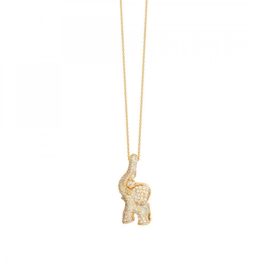 Smycken Ole Lynggaard | Sweet Drops Berlock Pave Elefant Medium