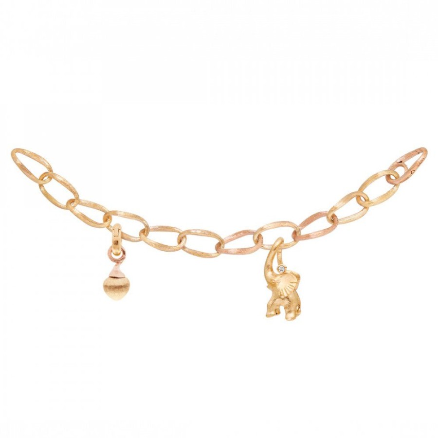 Smycken Ole Lynggaard | Love Armband Medium Guld 18 Cm