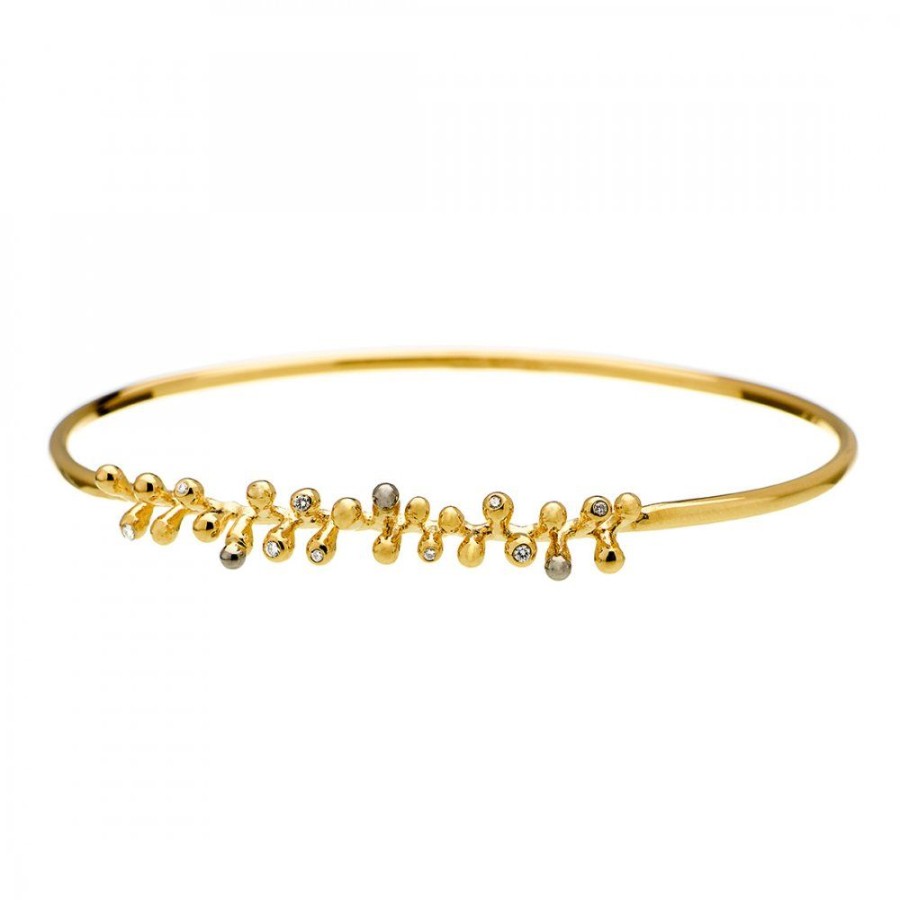 Smycken Sandberg Sweden | Coralina Armring Rodguld 0,06 Ct