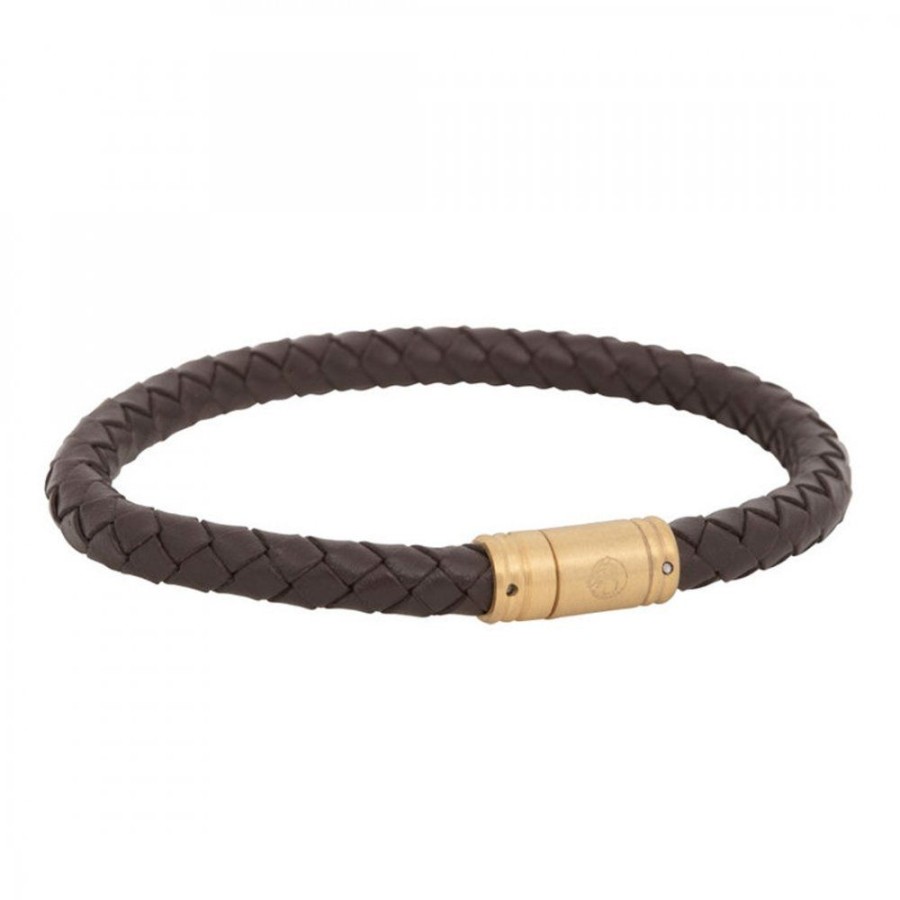 Smycken By Billgren | Laderarmband Flatat Brun