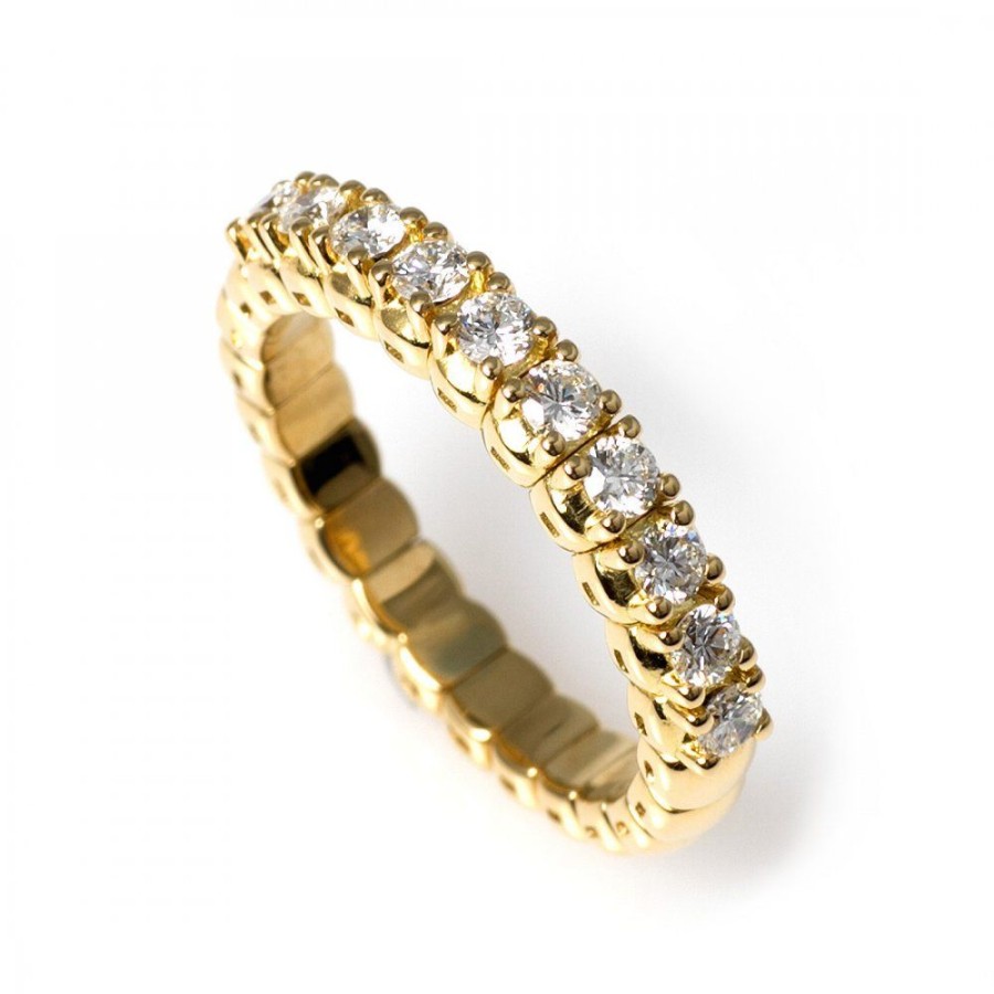 Forlovning & Vigsel Piero Milano | Stretch Ring 0, 42 Ct Guld