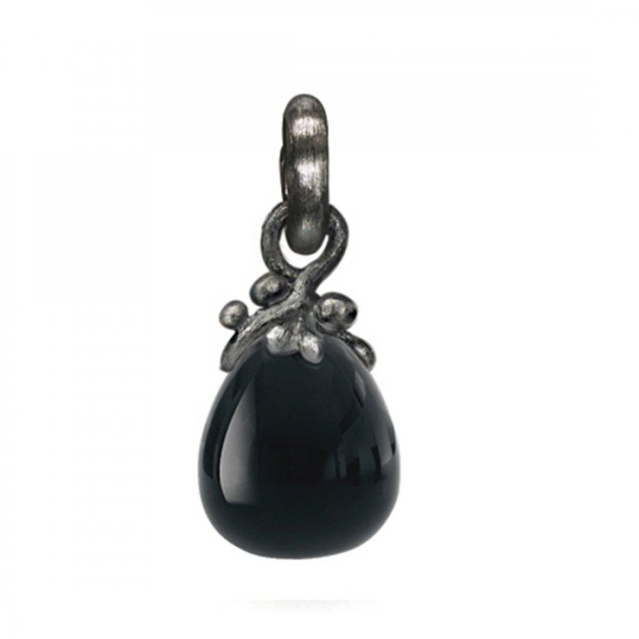 Smycken Ole Lynggaard | Sweet Drops Berlock Silver Onyx