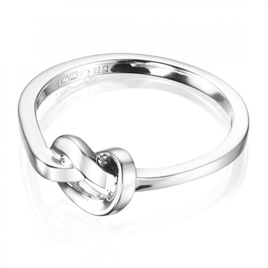 Presenter Efva Attling | Love Knot Ring Silver