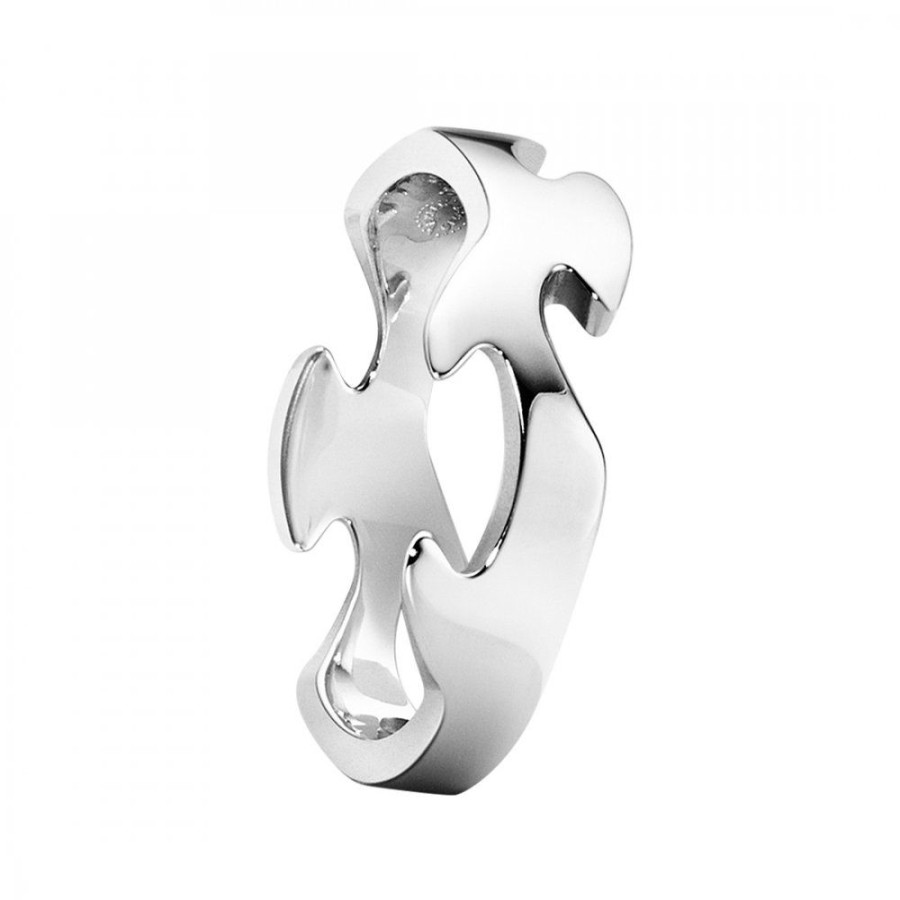 Smycken Georg Jensen | Fusion Mittenring Vitguld