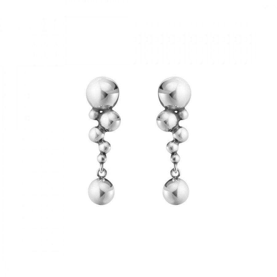 Smycken Georg Jensen | Moonlight Grapes Orhangen Sma Silver