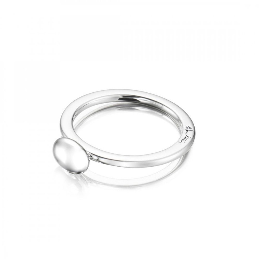 Presenter Efva Attling | Love Bead Ring Silver