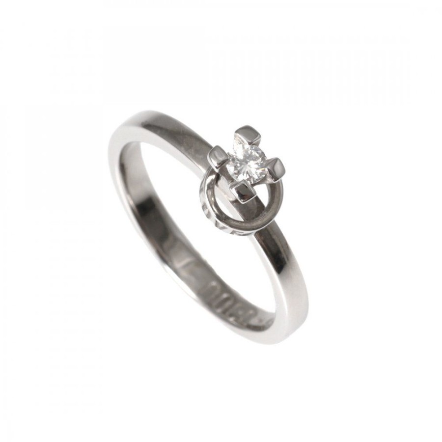 Forlovning & Vigsel Noën | Diamantring Love Circle Vitguld