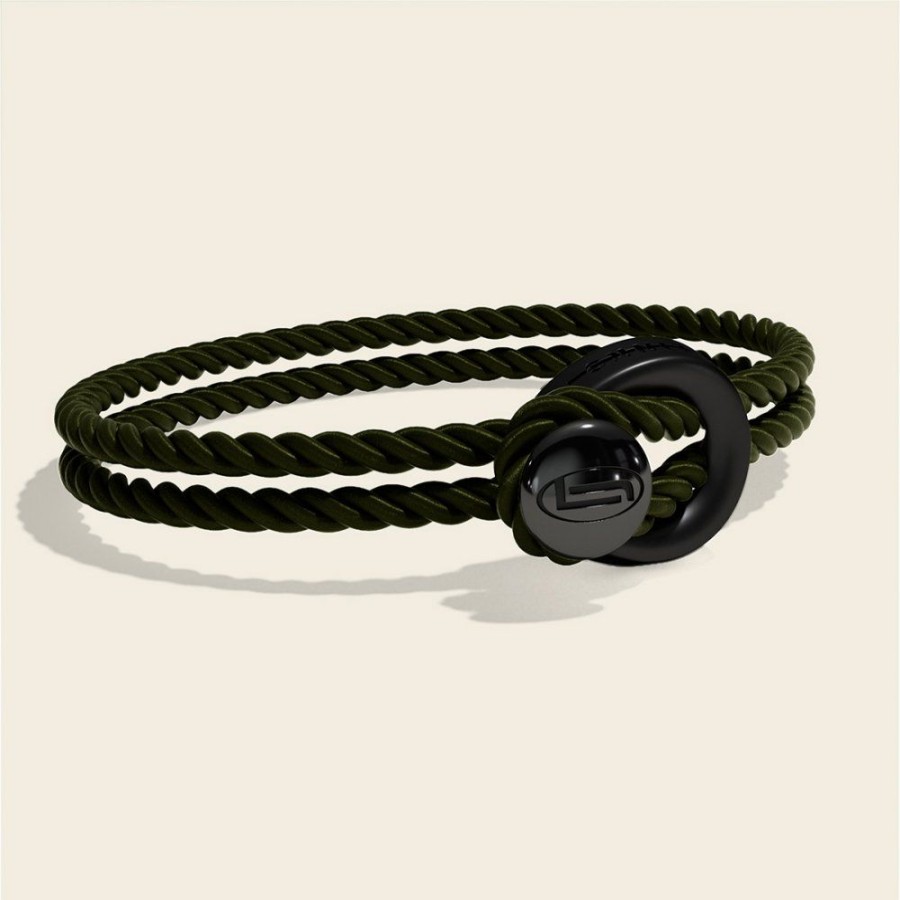 Smycken Links Jewels | Changes Original Blk Silk Bacelet Racing Green