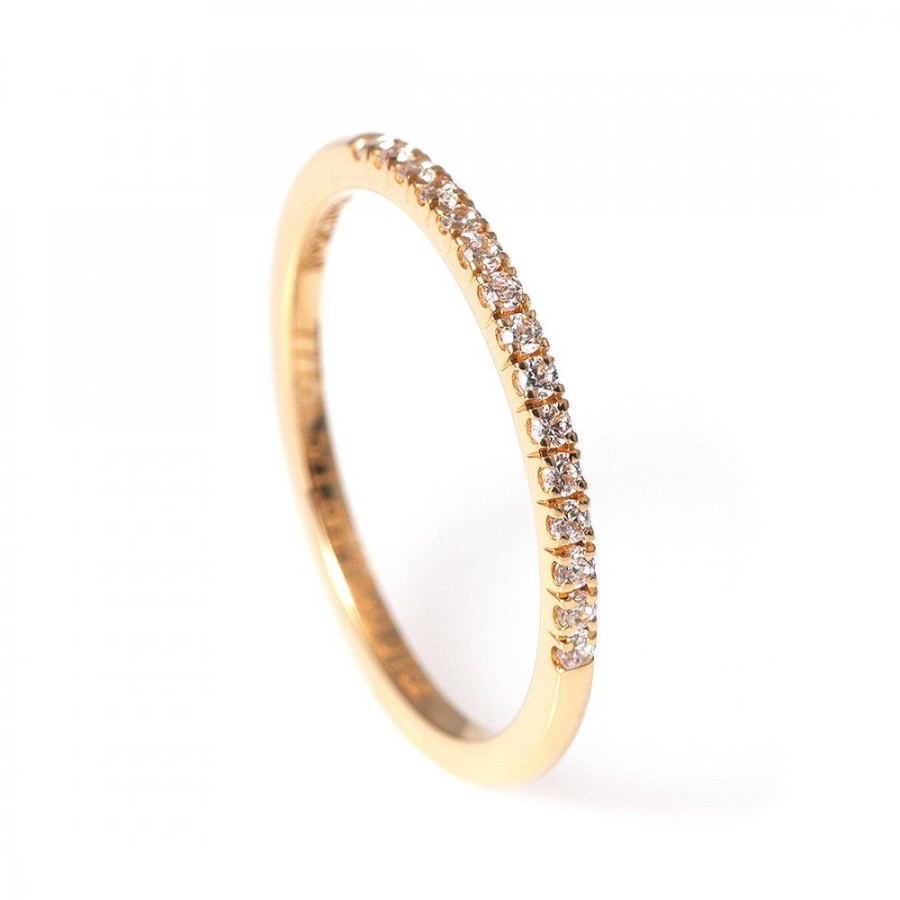 Forlovning & Vigsel Carl Hoff | Fleur 0,15 Ct Rodguld