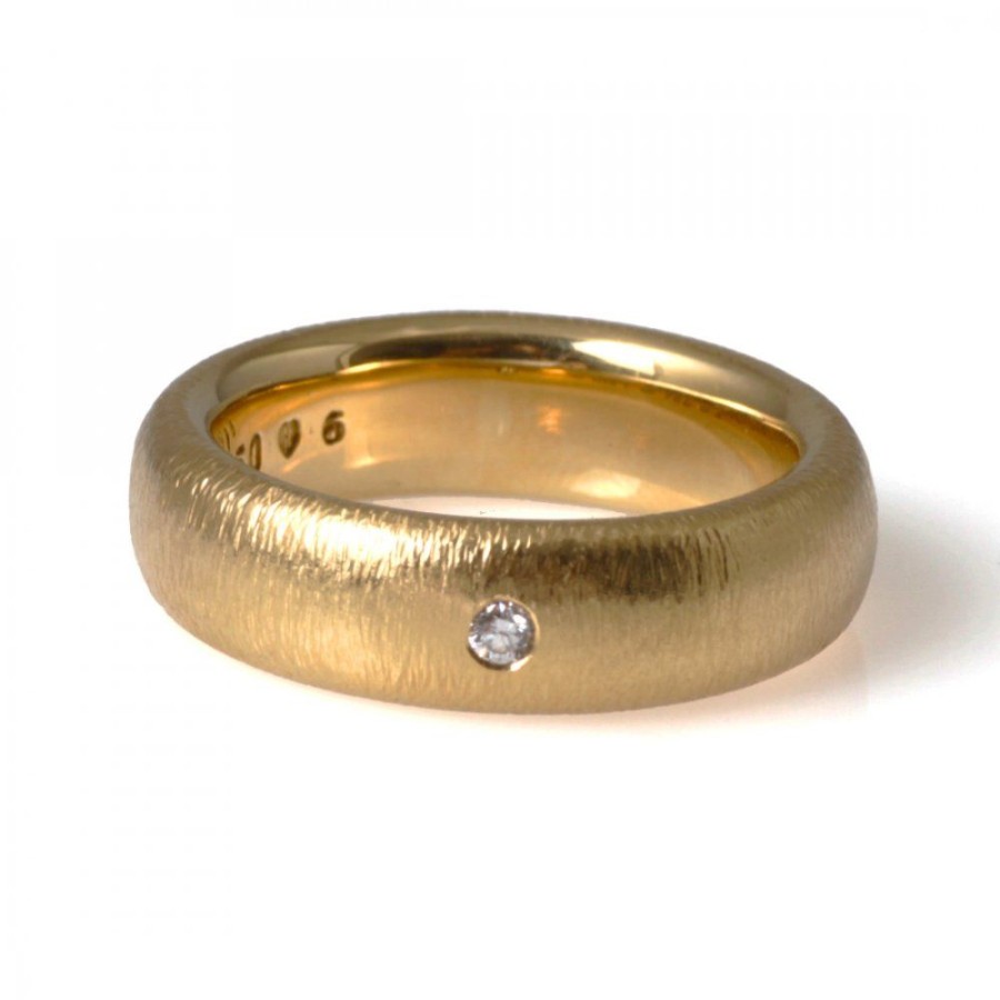 Forlovning & Vigsel Ole Lynggaard Copenhagen | The Ring 6 Mm Guld Diamant