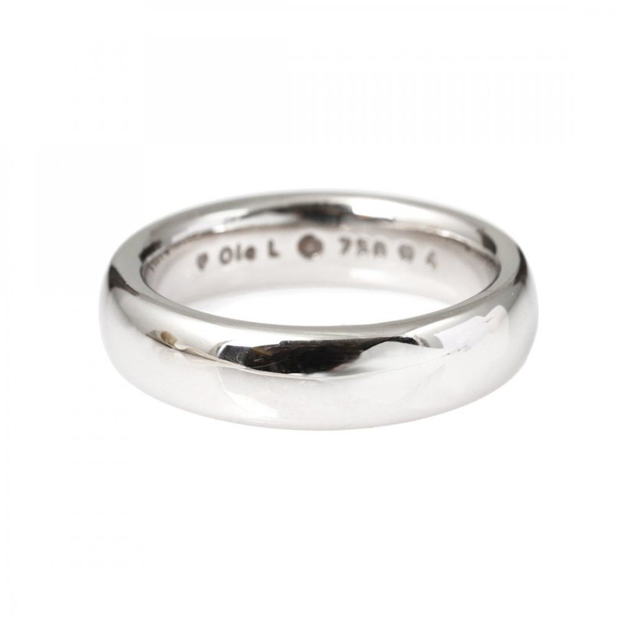 Forlovning & Vigsel Ole Lynggaard Copenhagen | The Ring 4 Mm Vitguld