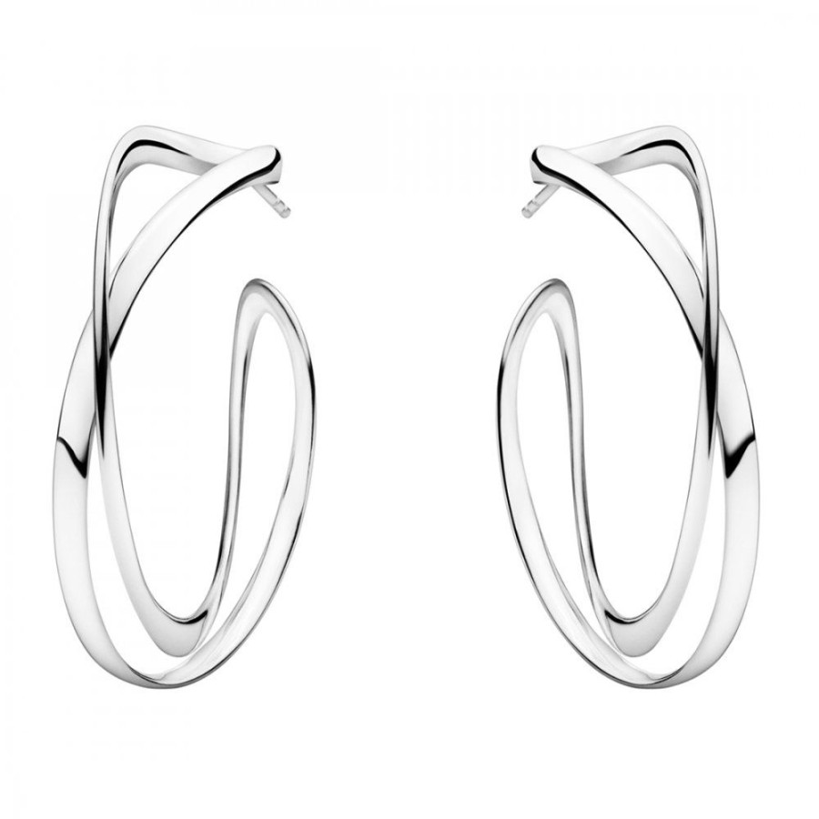 Smycken Georg Jensen | Infinity Earhoop Stor Silver