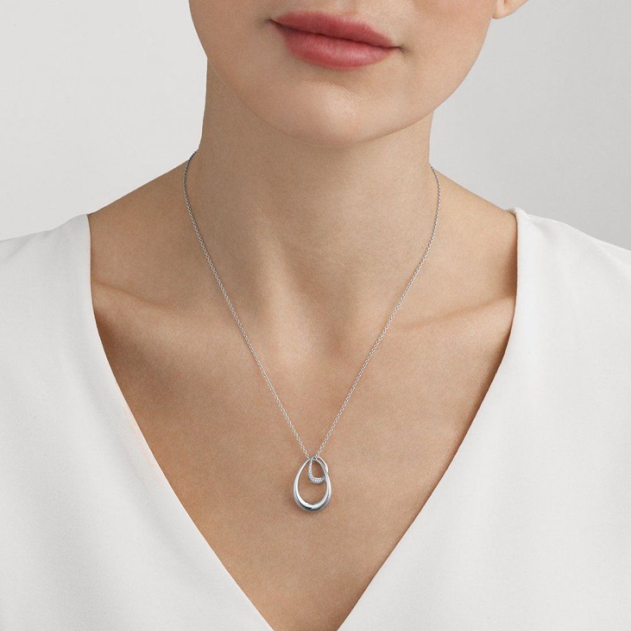 Smycken Georg Jensen | Offspring Hange Pave Silver