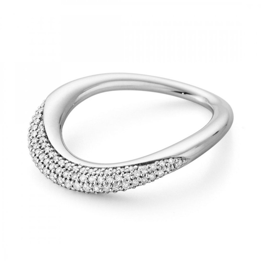 Forlovning & Vigsel Georg Jensen | Offspring Ring Silver Pave