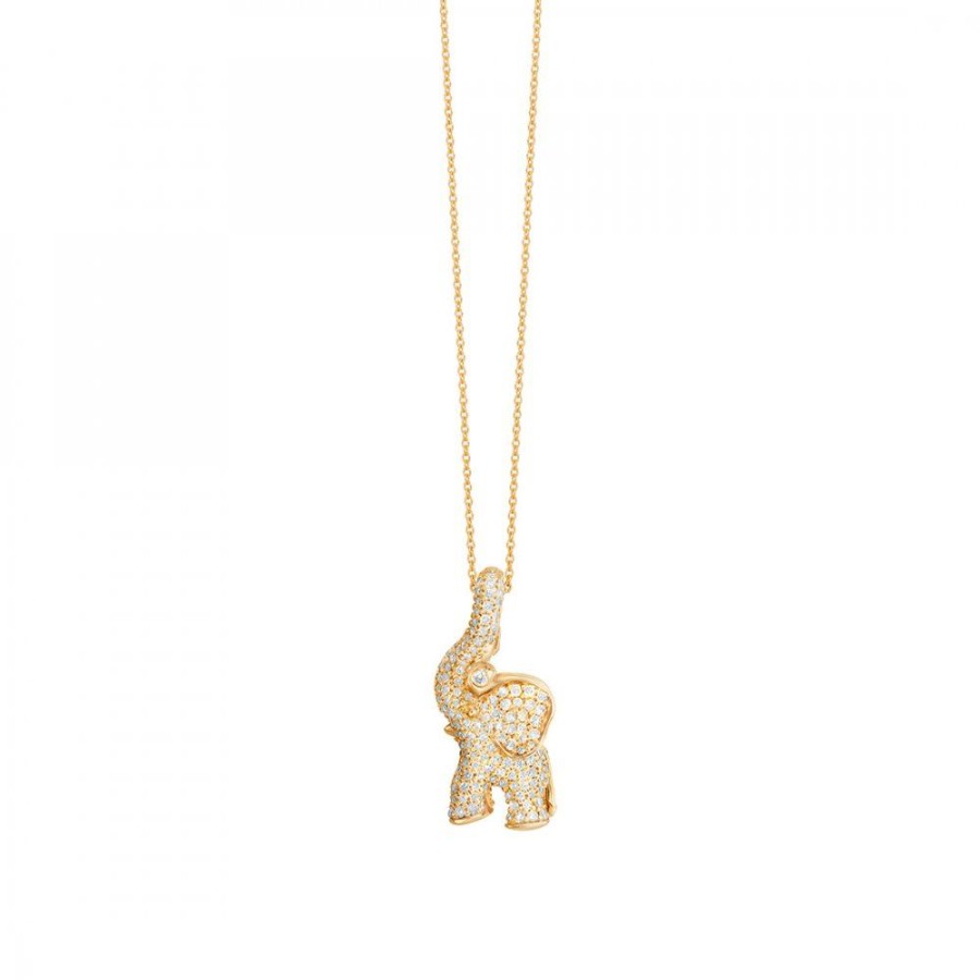 Smycken Ole Lynggaard | Sweet Drops Berlock Pave Elefant Medium