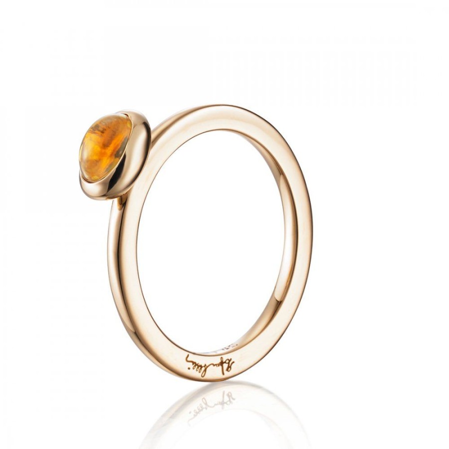 Smycken Efva Attling | Love Bead Ring - Citrin