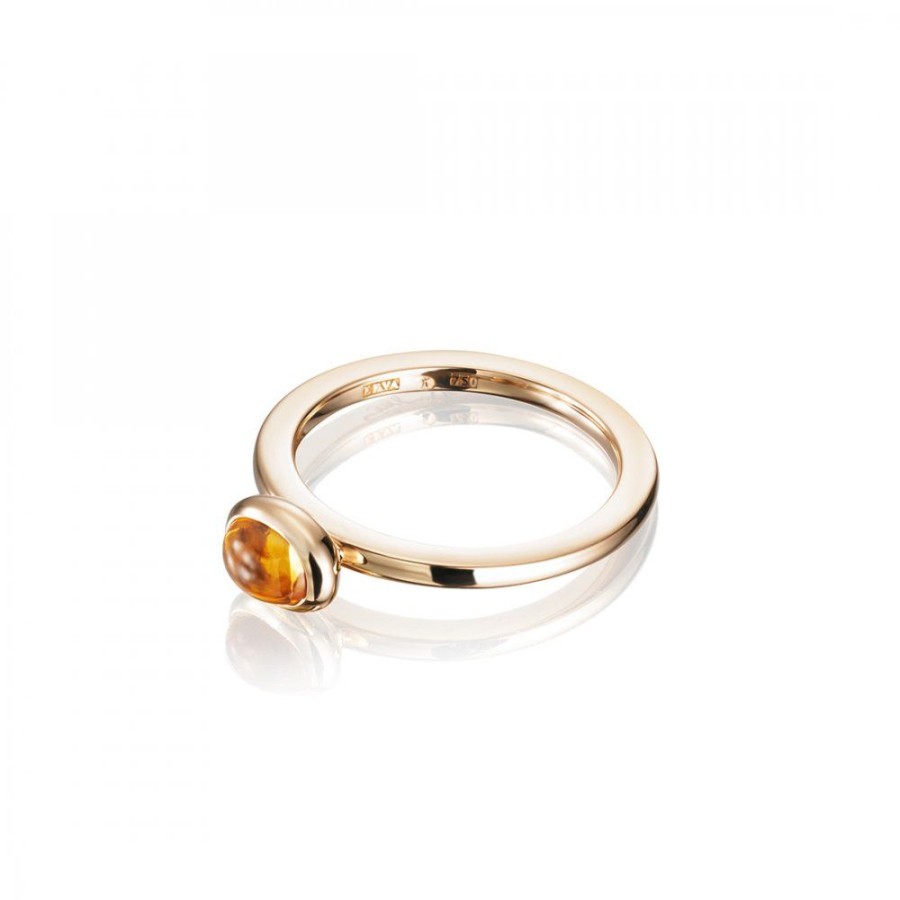 Smycken Efva Attling | Love Bead Ring - Citrin