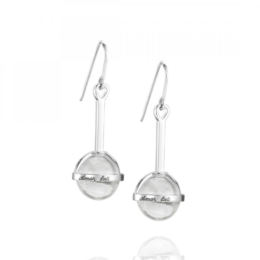 Smycken Efva Attling | Amor Fati Globe Earrings Bergskristall