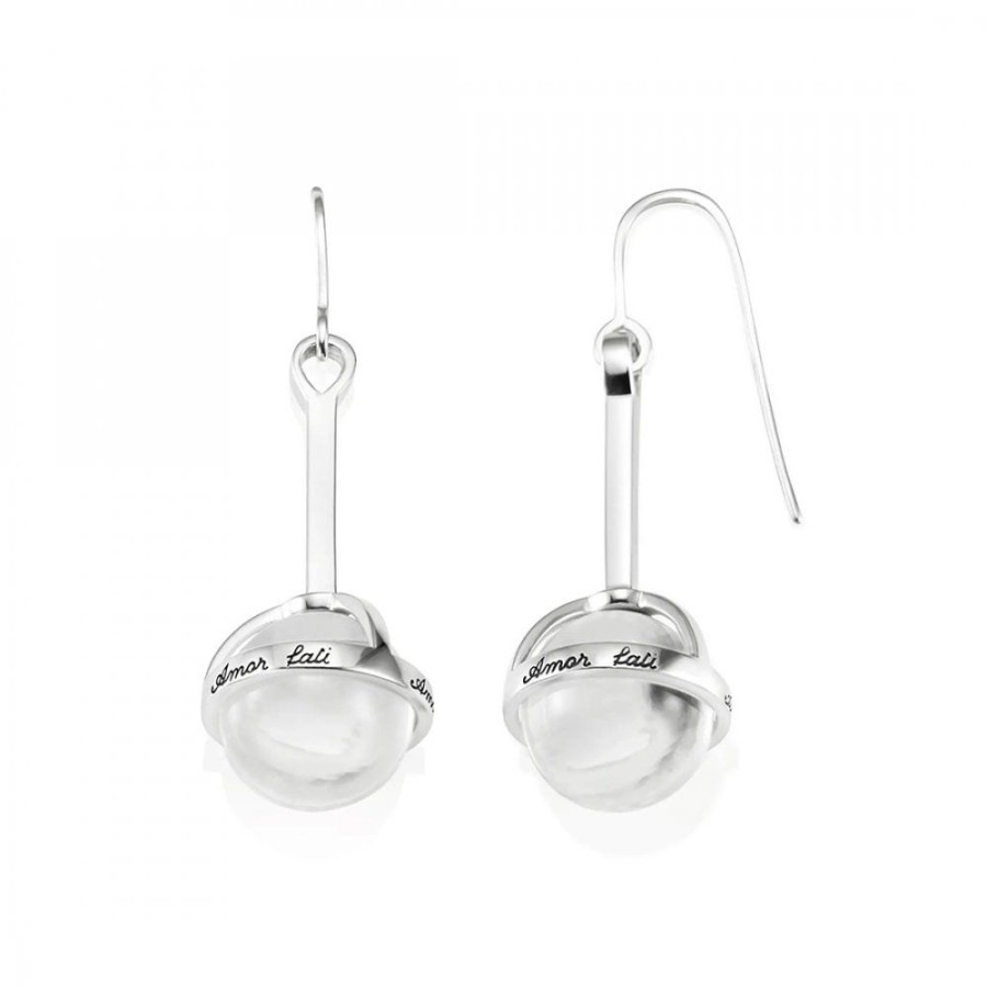 Smycken Efva Attling | Amor Fati Globe Earrings Bergskristall