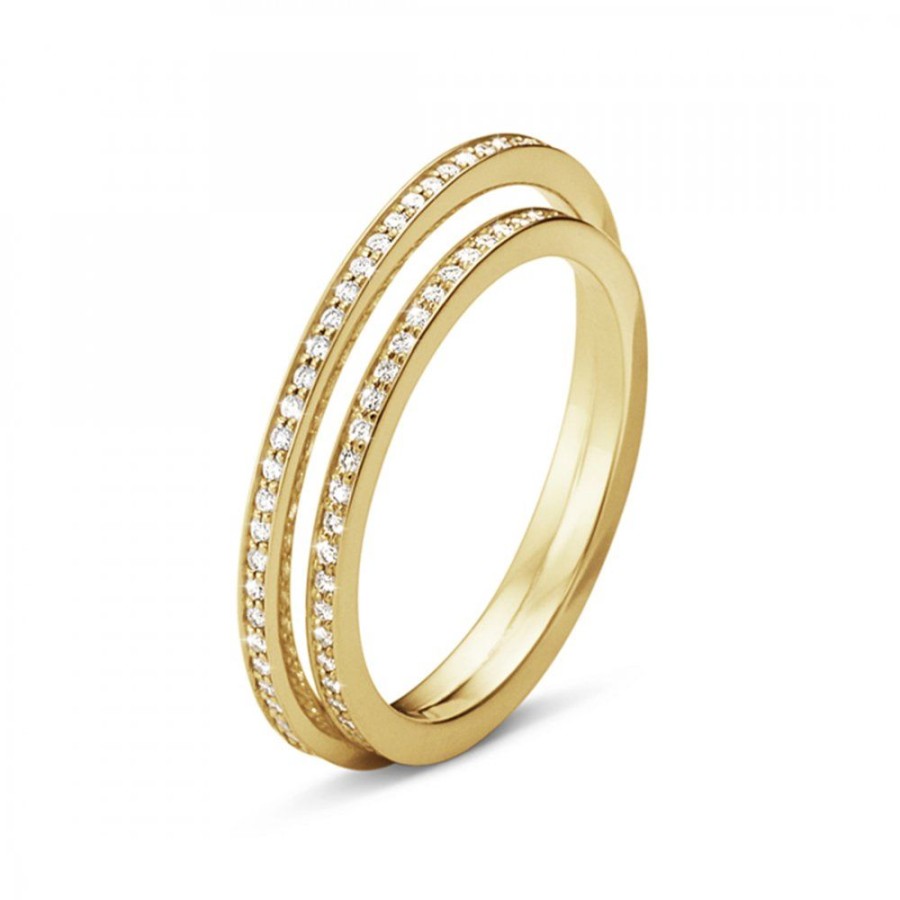 Forlovning & Vigsel Georg Jensen | Halo Ring Double Pave