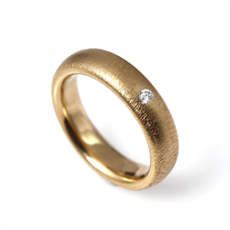 Forlovning & Vigsel Ole Lynggaard Copenhagen | The Ring 6 Mm Guld Diamant