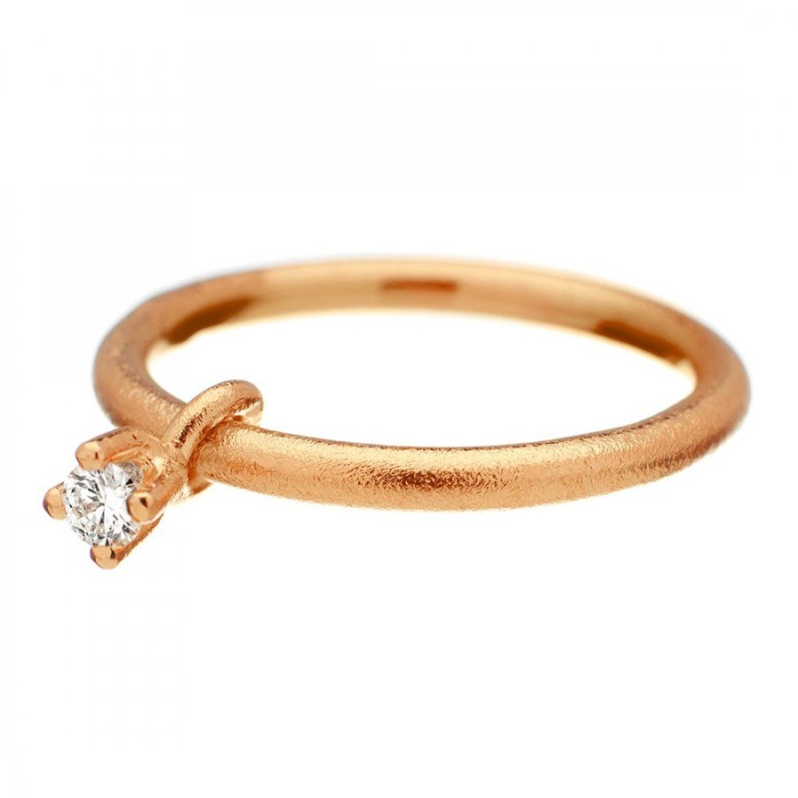 Presenter Sandberg Sweden | Bellini Ring Roseguld 0,08 Ct