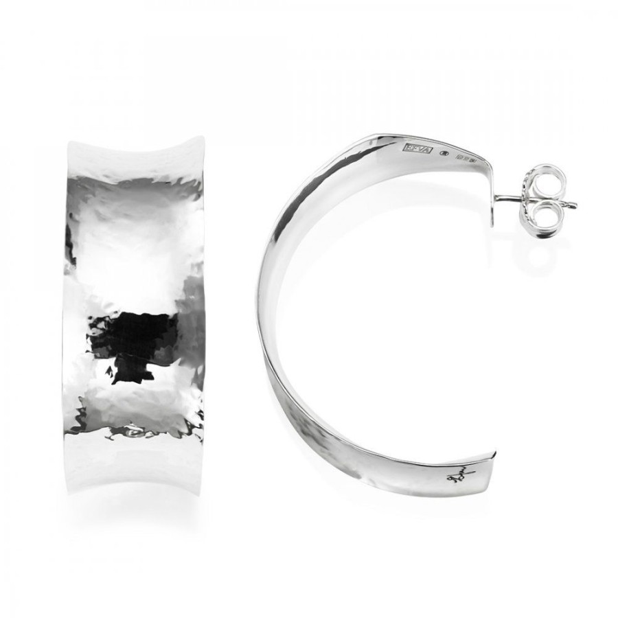 Smycken Efva Attling | Hooked On Simone Hoops Silver