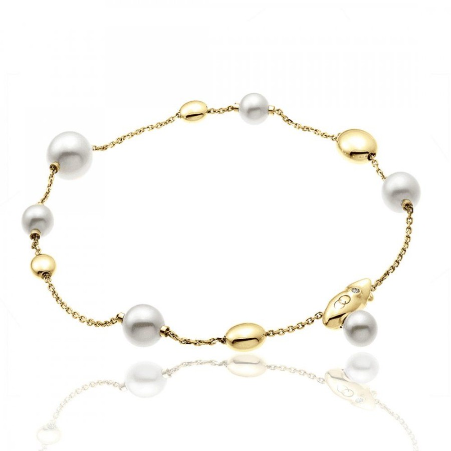 Presenter Chimento | Armillas Acqua Pearl Armband Guld