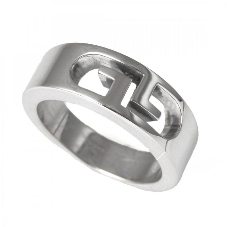 Smycken Gucci | Branded Burnt Ring Silver