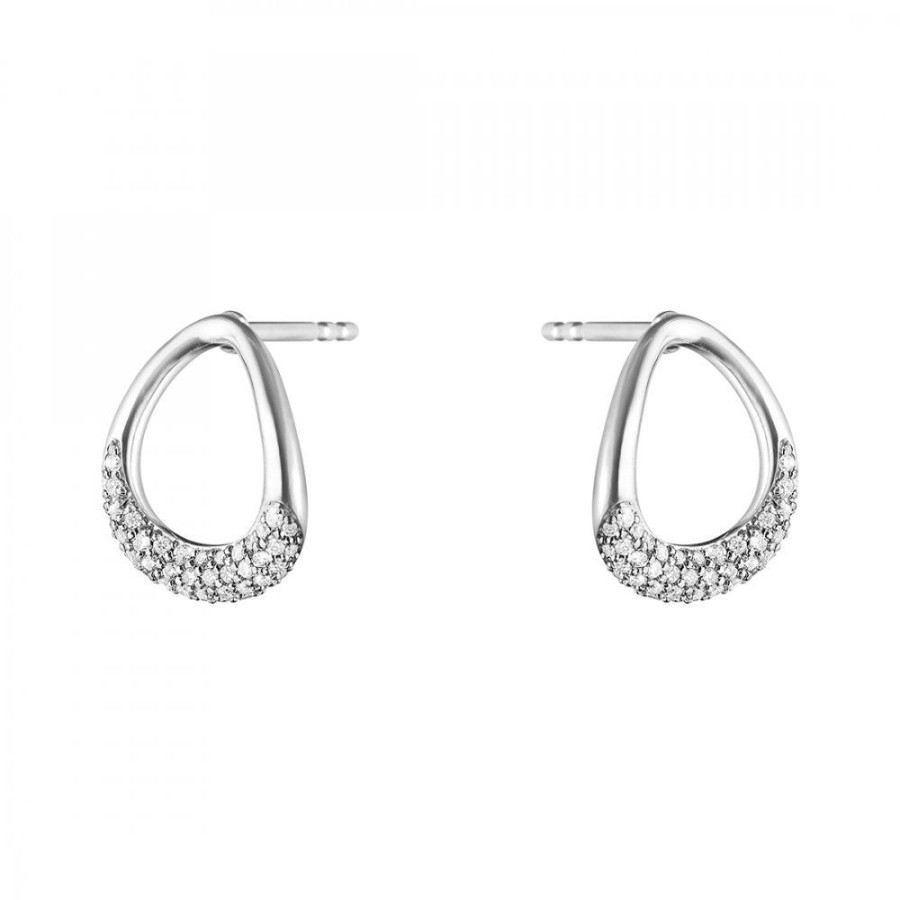 Smycken Georg Jensen | Offspring Orhangen Pave Silver