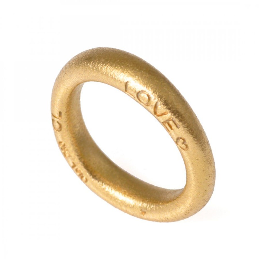 Forlovning & Vigsel Ole Lynggaard Copenhagen | Love Ring Nr 4 Guld