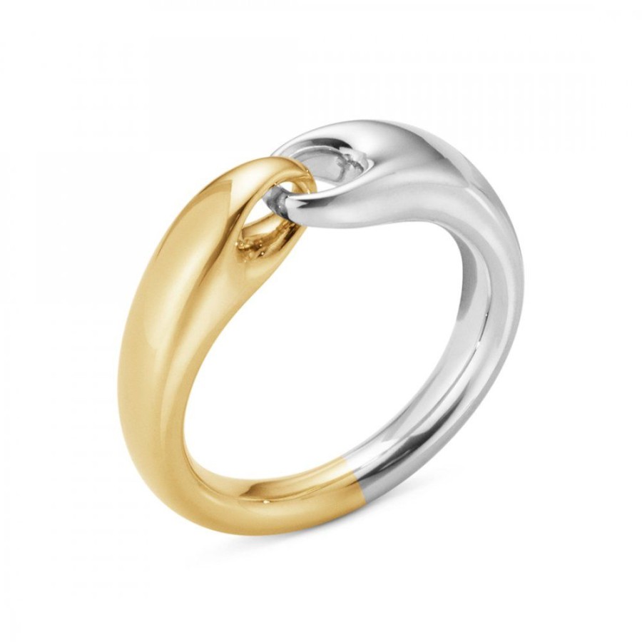 Smycken Georg Jensen | Reflect Ring Small Silver/Guld