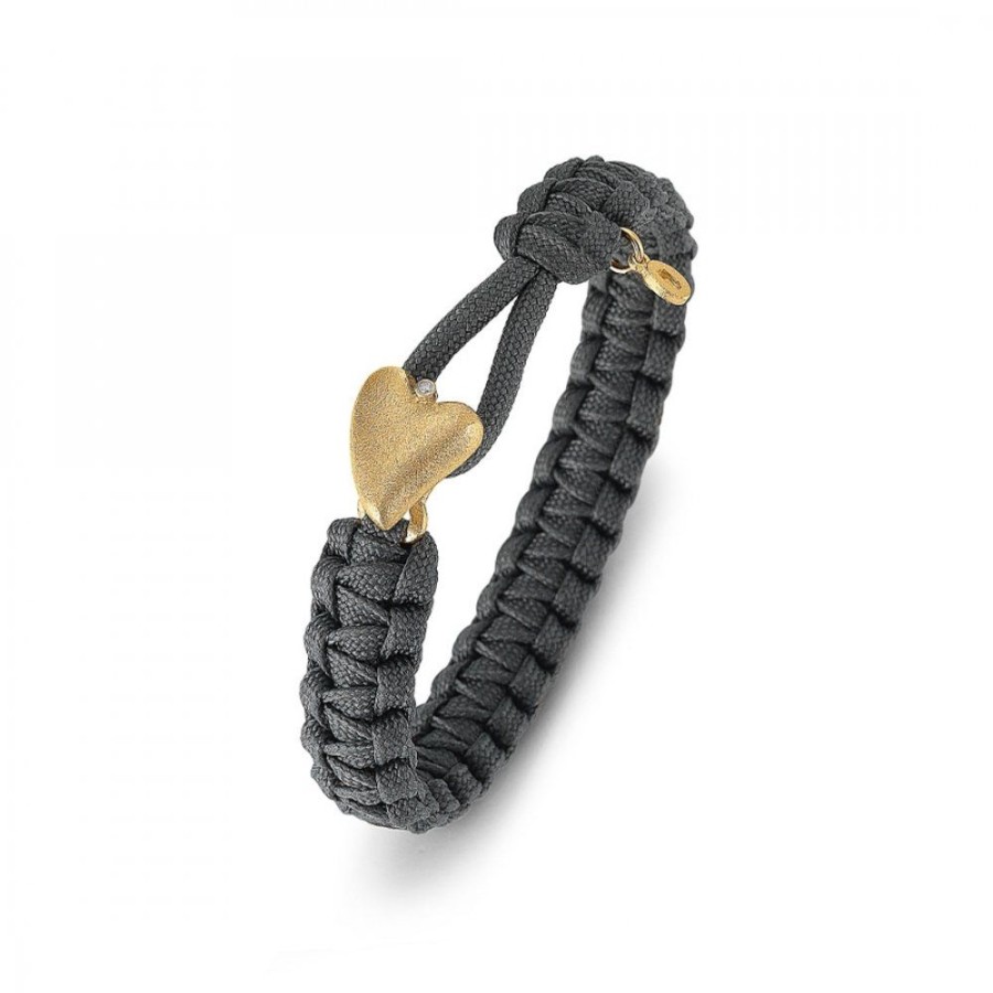 Smycken Aagaard | From Soldier To Soldier Armband Hjarta Forgylld Gra