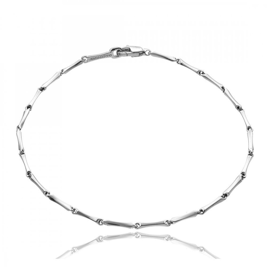 Smycken Chimento | Bamboo Classic Bracelet Natt Vitguld